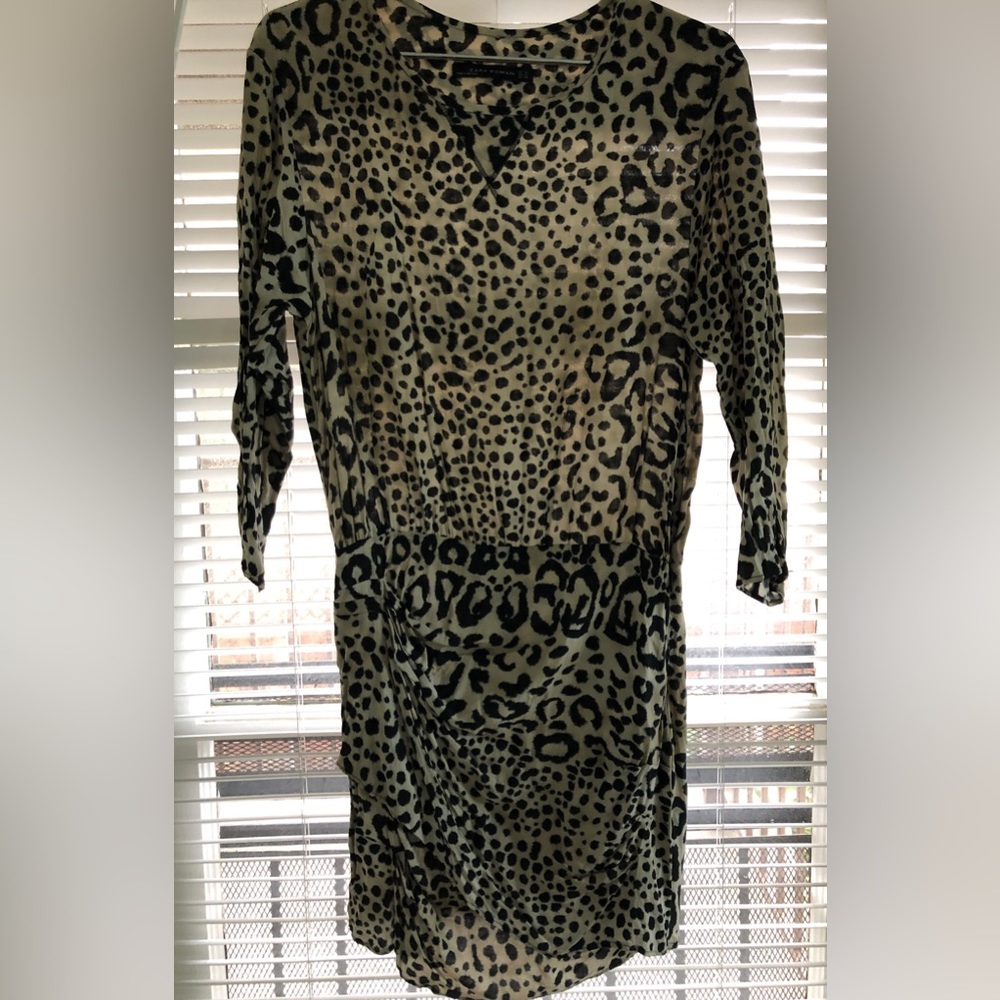 Zara Cheetah Print Dress, XS